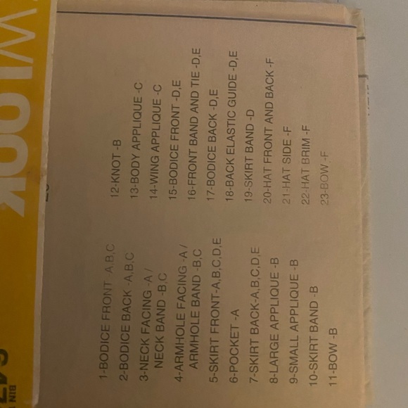 🎉5/$10🎉 Vintage New Look 6474 Size A 1/2 to 4 Sewing Pattern new - Picture 5 of 6